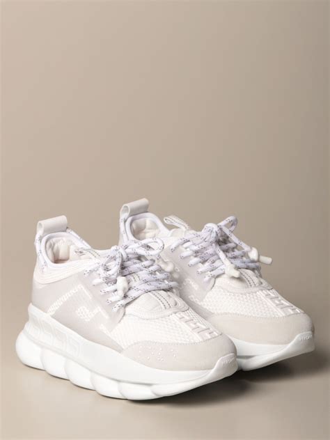 Venta Versace Tenis Blancos En Stock