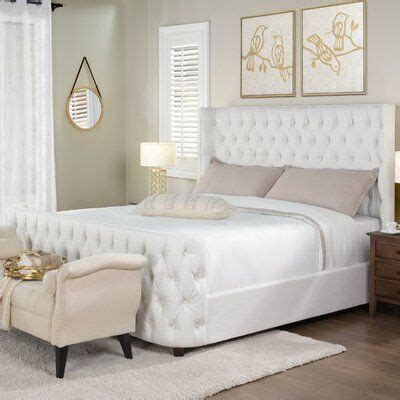 Rosdorf Park Currier Tufted Upholstered Low Profile Standard Bed