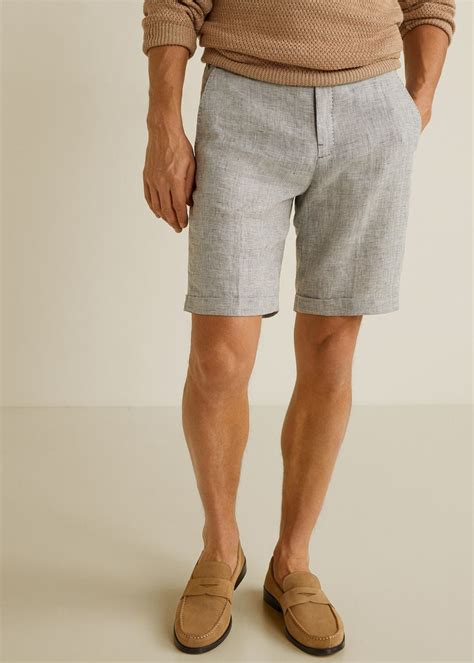 Venta Bermudas En Lino Para Hombre En Stock