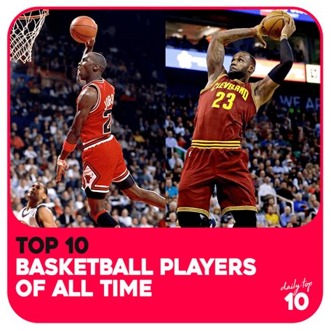 Top 10 Basketball Players of All Time (Plus Honorable Mentions) - HowTheyPlay