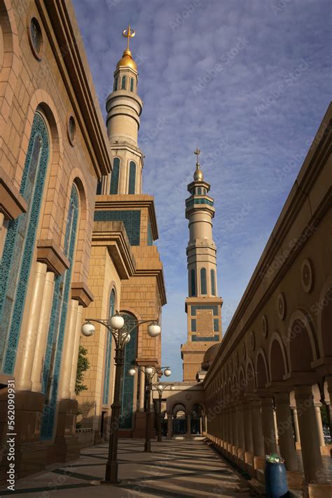 Islamic Center Mosque of Samarinda, Kalimantan, Indonesia. Stock Photo ...