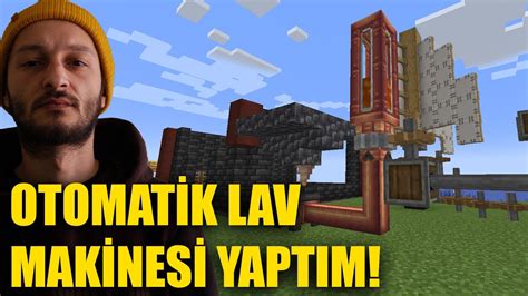 Nethere Gİttİm Ve Otomatİk Lav Makİnesİ Yaptim Minecraft Create Mod