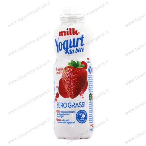 Yogurt Da Bere Milk Zero Grassi Alla Fragola Gr 500 Tiportolaspesa It