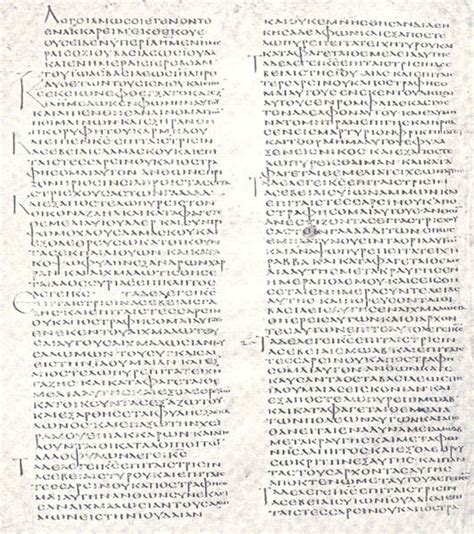 Major Septuagint Manuscripts—Vaticanus, Sinaiticus, Alexandrinus - The BAS Library