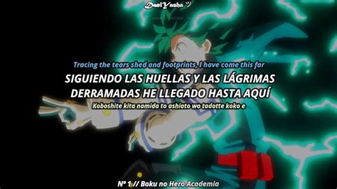 AMVBoku no Hero Academia OP 8 FULL Nº 1 Sub Español Lyrics