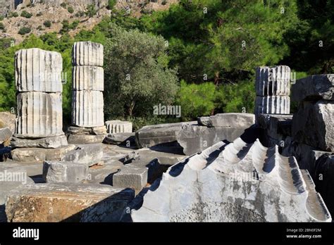 Temple of Athena, Ancient Priene, Turkey Stock Photo - Alamy