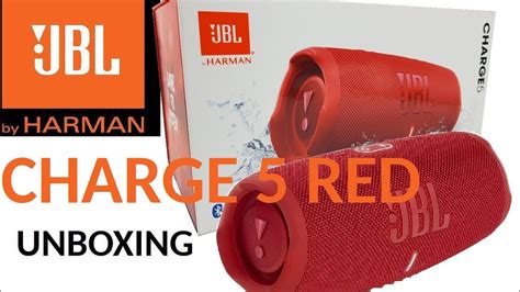 Jbl Charge Red Czerwony Unboxing Rozpakowywanie Speaker G O Nik