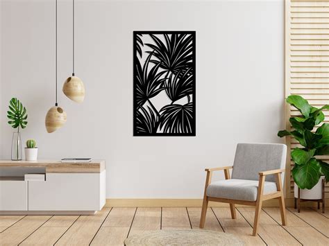 Modern Metal Palm Leaf Wall Decorpalm Leaf Metal Wall Art For Home And Officetropical Themed