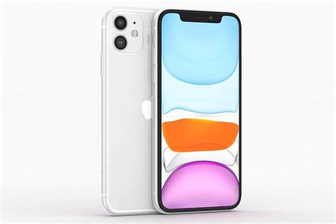 3D model Apple iPhone 11 White VR / AR / low-poly | CGTrader