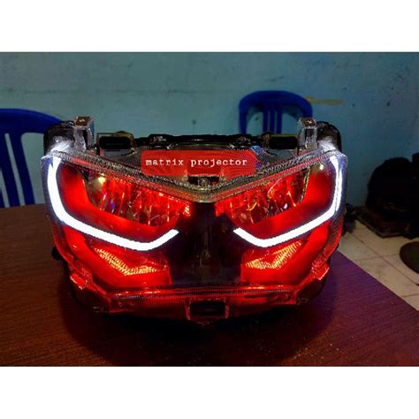 Jual Headlamp Lampu Depan Nmax New Lazy Led Alis Nmax New Drl