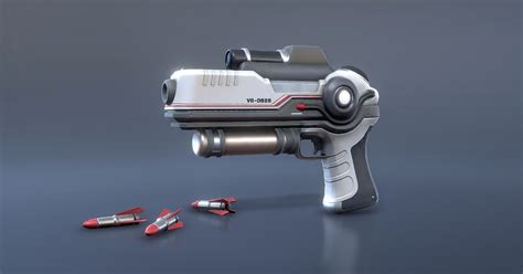 Sci Fi Laser Gun Type C 3d Guns Unity Asset Store