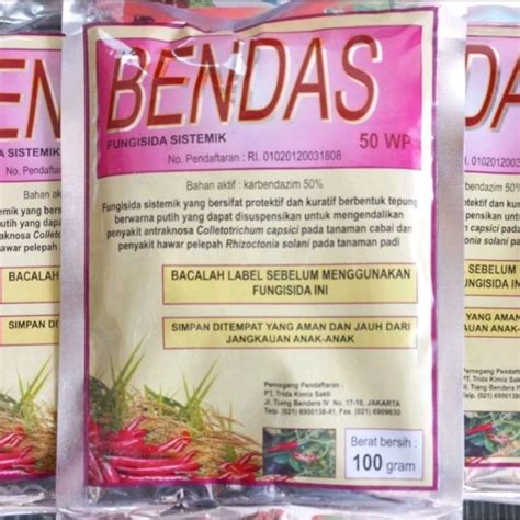 Jual Fungisida Sistemik BENDAS 50WP 100Gr Karbendasim Shopee Indonesia