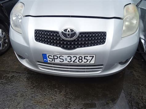 ZDERZAK PRZÓD GRILL TOYOTA YARIS II 1E7 KOMPLETNY 11480512037