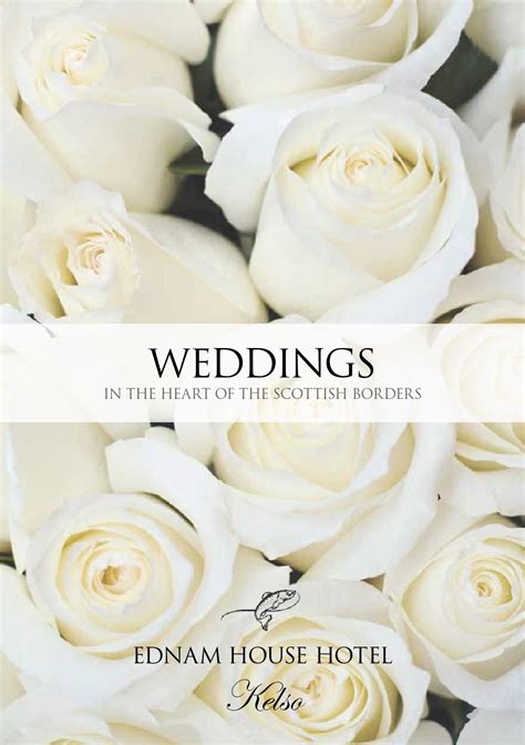 Ednam House Wedding Brochure by Guyzance Hall - Issuu