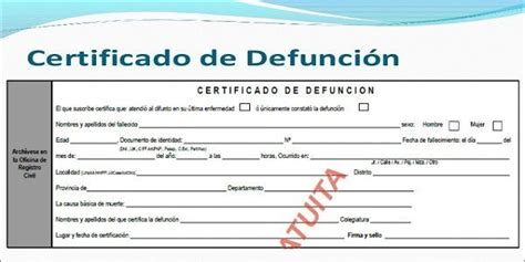 Cómo solicitar el Certificado de Defunción Actualizado 2024