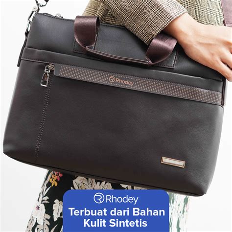 Rhodey Polo Tas Kerja Selempang Pria Messenger Bag PU Leather 61330