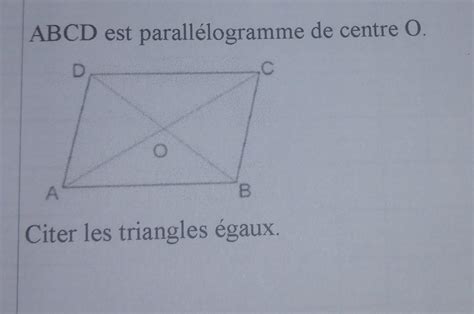 Bonjour Vous Pouver Maider A Faire Mon Exercice De Math Svp ABCD Est