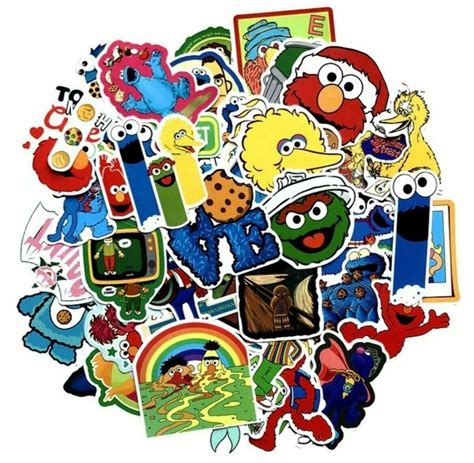 Buy Sesame Street Cookie Monster Elmo And Friends Themed Set Of 50