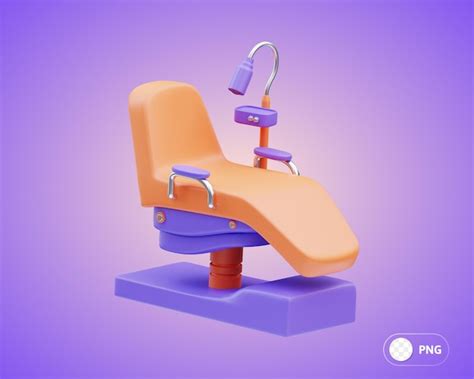 Silla dental ilustración 3d Archivo PSD Premium