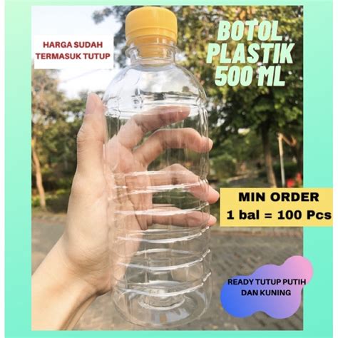 Jual BOTOL PLASTIK 500ML BOTOL JAMU BOTOL JUS BOTOL SINOM BOTOL