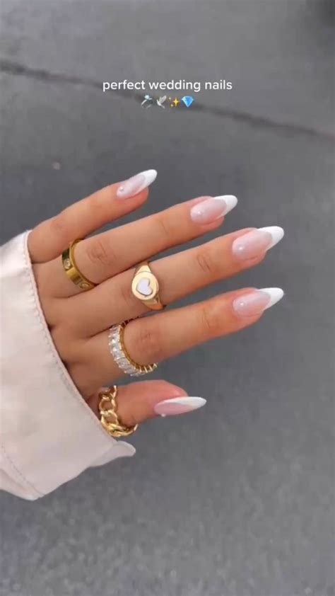 Hailey Bieber Nails Inspo French Nails Glazed Donut Nails French