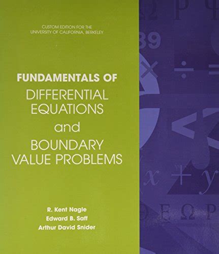 Fundamentals Differential Equations Boundary Value Problems Abebooks