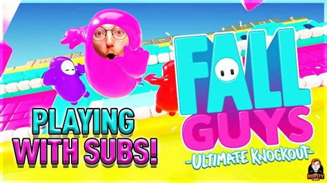 PLAYING FALL GUYS ULTIMATE KNOCKOUT WITH SUBS PS4 FREE TO PLAY