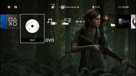 The Last Of Us Part Ii Ellie Dynamic Theme Ps4 Youtube