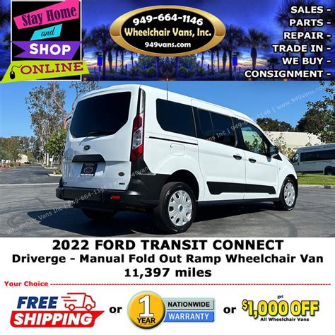 For Sale Used Ford Transit Connect Xl Driverge Manual Fold Out