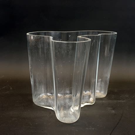 Alvar Aalto Vas Savoy Iittala Finland Glas Bruksglas Auctionet