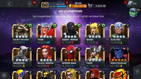 Mcoc Best Champs Lura Sisile