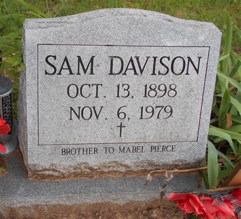 Samuel Lee Sam” Davison 1898 1979 Find A Grave Memorial