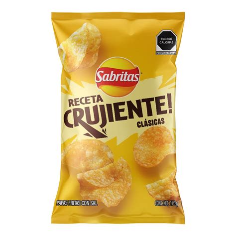 Papas Sabritas Receta Crujiente Cl Sicas G