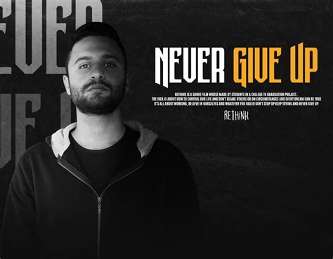 Never give up (Unofficial movie) :: Behance