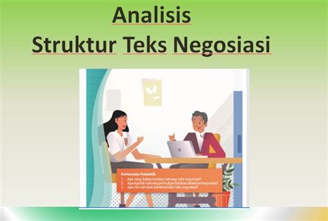 Analisis Struktur Teks Negosiasi