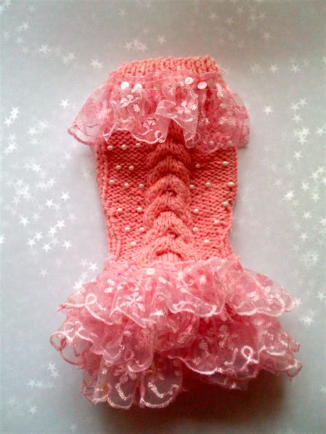 Ropa Para Perros Vestido De Perro Suéter Rosa Para Perro Vestido De