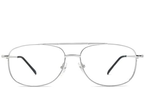 silver aviator metal glasses bs  blacksheep