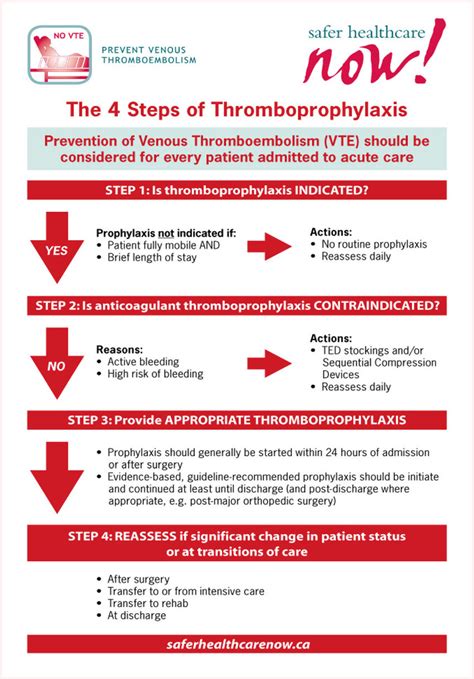 Preferred Opt Out Decision Tree For Vte Prophylaxis From The Vte