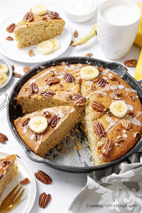 Cast Iron Skillet Banana Bread