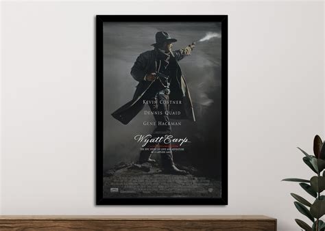 Wyatt Earp Movie Poster Print Wall Art Canvas Prints Australia
