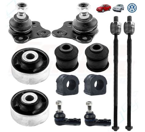 Kit Rotulas Gomas Bujes Terminales Bieletas Vw Jetta Golf A Env O Gratis