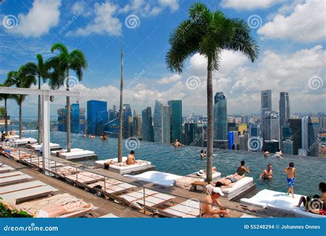 Marina Bay Sands Hotel Singapore Pool