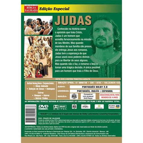 Tudo Sobre Dvd Cole O B Blia Sagrada Judas De Ap Stolo A Traidor