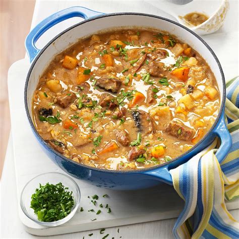 Vegetable Beef Barley Soup Recipe How To Make It