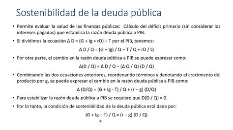 Sostenibilidad De La Deuda P Blica Youtube