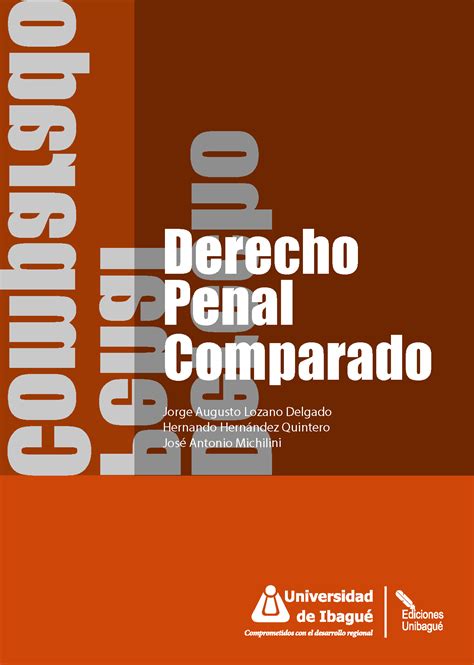 Catálogo Derecho y Ciencias Políticas Derecho penal comparado