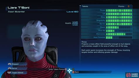 Best Liara Build Complete Guide Mass Effect Me1 Le 52 Off