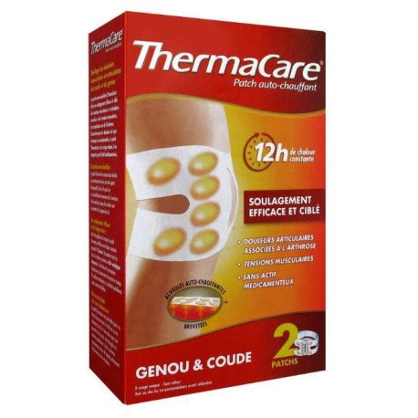 Thermacare Patch Auto Chauffant H Genou Et Coude X