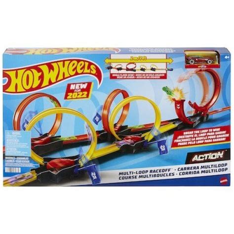 Set Joaca Hot Wheels Action Pista Buclelor Duble