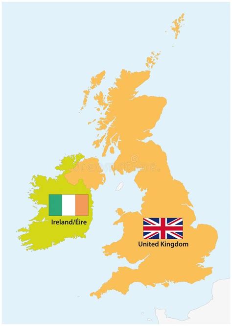 英国和爱尔兰黑白地图 向量例证 插画 包括有 城市 国界的 地理 资本 查出 国家（地区） 166091445